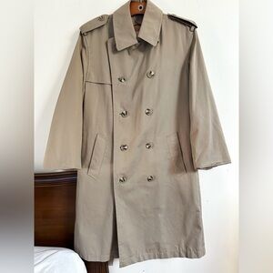 Vintage Trench Coat with Insert